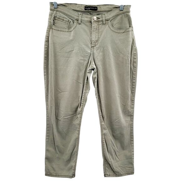 Lee Platinum Label Olive Green Straight Leg Ankle Jeans Women’s Size 10 - Picture 1 of 4